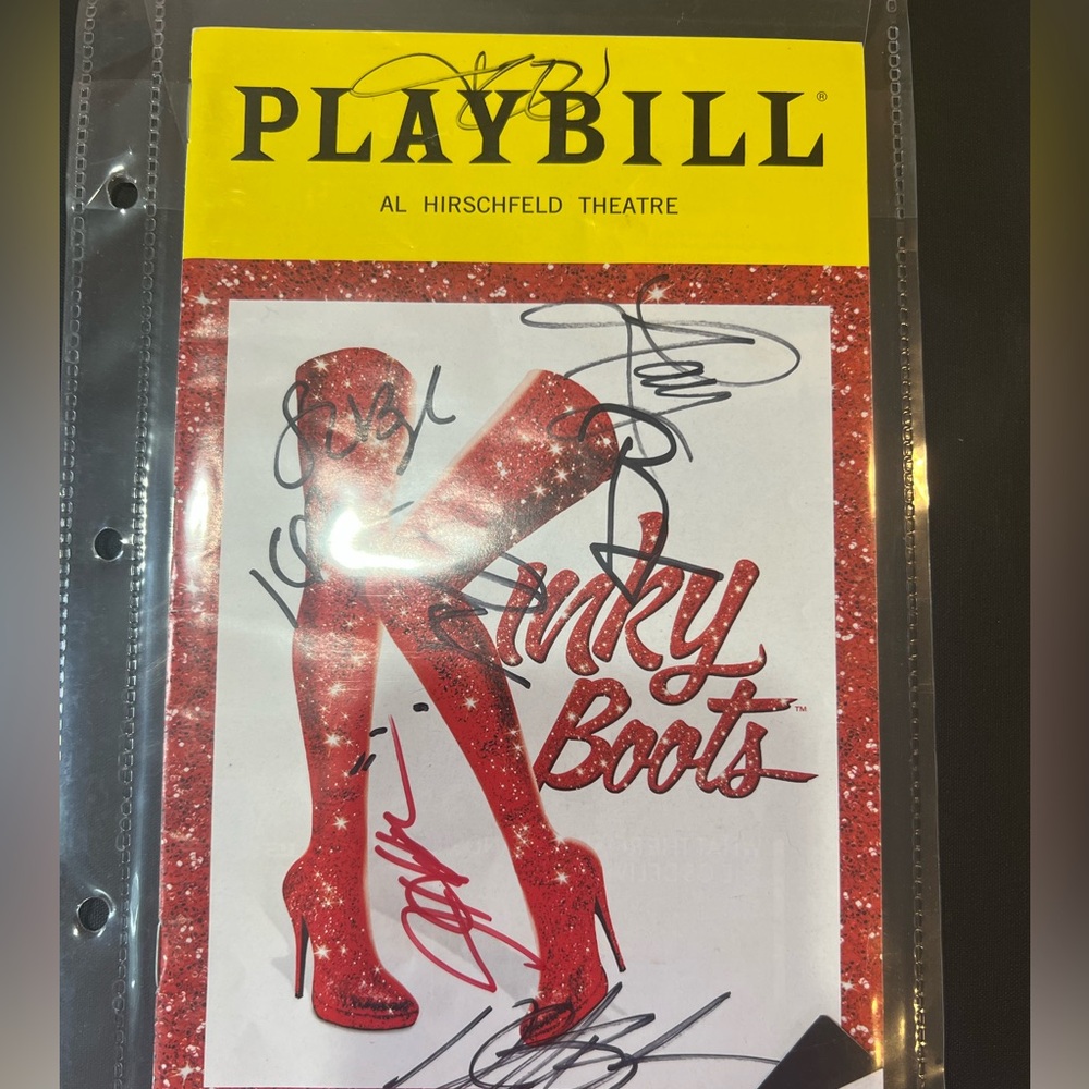 Brendon Urie Signed Kinky Boots Playbill Panic at the Disco